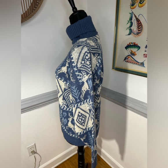 Vintage United States Sweaters women’s reindeer turtleneck sweater large. - Picture 8 of 9